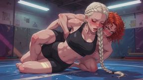 Female Wrestling Fantasies #25B: Confessions of a Pinned Wrestler (Animated)
