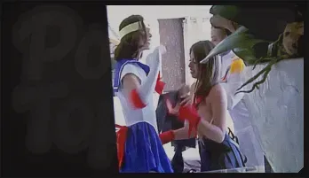 Cosplay Frenzy: Hot Babes Get Their Licks