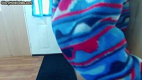 Gloryhole amateur DILF bareback banged through gloryhole