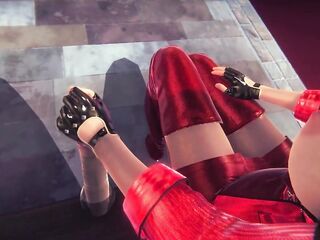 [GUILTY GEAR STRIVE] POV Anal with I-No (CG PORN 60 FPS)