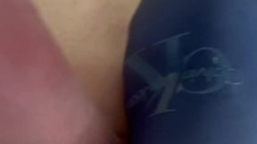 Giving the bestie footy with my blue slippers on