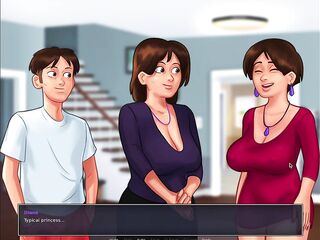 Summertime Saga - My Stepmom and her almost any astonishing friend have a trio