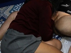 Italian teen with small tits gets creampied after class