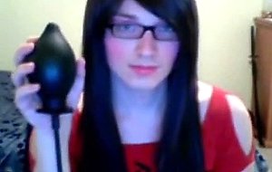 Brunette Teen Jerking Off On Cam