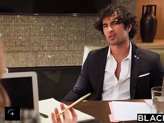 BLACKED Luscious Lawyer Octavia Can not Resist His Thick BBC