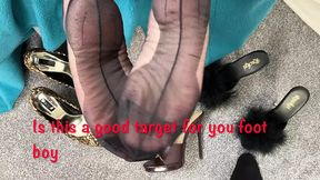 Mrs Mature Feet allows her Foot Boy some fun