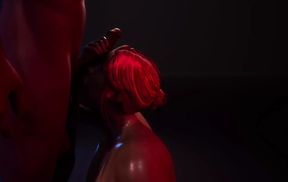 Passionate hentai 18+ with a beauty in the wild 3D