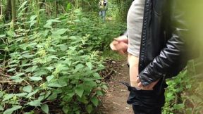 Old Young Crossdresser Fun Outdoors 2