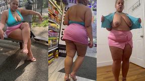thick latina thick legs natural big booty fat ass mini skirt high heels stilettos erotic angie love bbw boricua mami curly hair leg tease