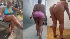 thick latina thick legs natural big booty fat ass mini skirt high heels stilettos erotic angie love bbw boricua mami curly hair leg tease
