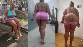 thick latina thick legs natural big booty fat ass mini skirt high heels stilettos erotic angie love bbw boricua mami curly hair leg tease