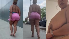 thick latina thick legs natural big booty fat ass mini skirt high heels stilettos erotic angie love bbw boricua mami curly hair leg tease