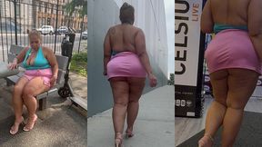 thick latina thick legs natural big booty fat ass mini skirt high heels stilettos erotic angie love bbw boricua mami curly hair leg tease