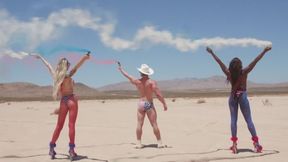 America Fuck Yea- double penetration on Ana Foxxx with me and Austin Rex