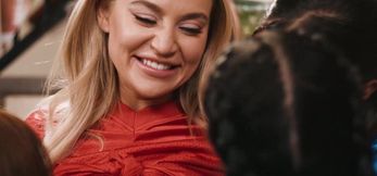 Hailey Rose and friends watch football then wild foursome