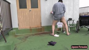 Stunning Nurse Lady Gets Thrilling Daylight Exposure on the Care Facility Rooftop in Uniform - Part1