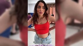 Exclusive banned stories with Vanessa sky - POV Outdoor Fuck