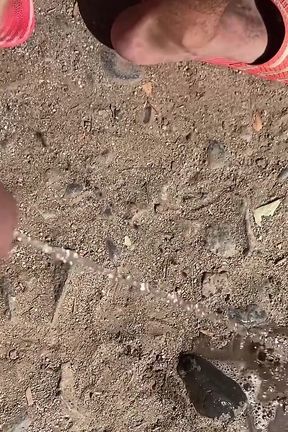 Foot Fetish &amp; Piss on the Street.