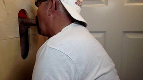 Sucking Tattooed Daddy At The Gloryhole