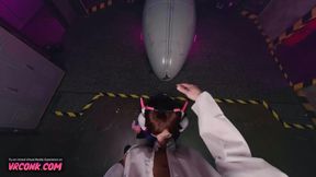 Kimmy Kimm Chokes Down Monster Cock in horny cosplay threesome