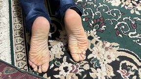 Malefootflava presents Wally's Thick Manly Submissive Soles Part !