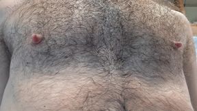 Torturing hairy nipples
