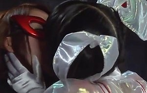 Asian cosplay les pussylicking and kissing