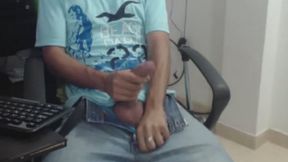 Masturbating in the office