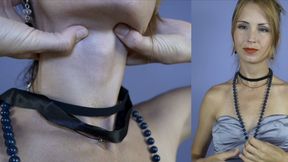 Throat Fetish & Adam’s Apple Play – Neck Touching, Choker & Close-Ups (4K)