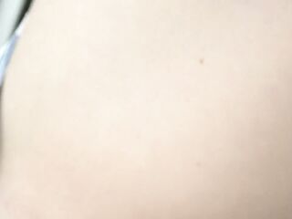 a bb with a charming face shows her enjoyable twat close up