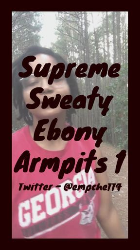 (POV) Supreme Sweaty Ebony Armpits 1