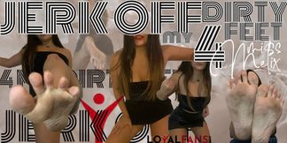 JERK OFF 4 MY DIRTY FEET.