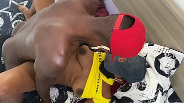 caught my boyfriend cheating on me with his boyfriend while both of them fuck my pussy