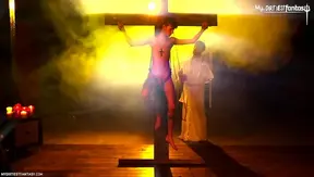 Forbidden Lust: Hot Priest Takes Young Sinner Hard—No Condom Allowed – 18+