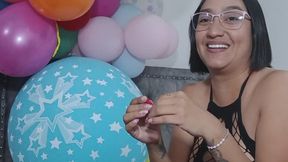Blow to pop balloons 5 inch