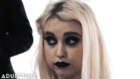 Small Hands dominates goth Chloe Cherry in hardcore anal scene.