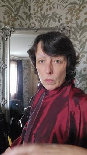 Part 3 - Haircutting and talking you through it...