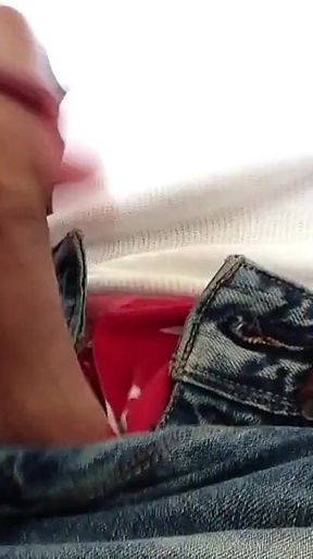 Extreme Close-up! a Classic Video From My Car Jerk-off Days, Verbal Wanking, Jeans Boxers and Belt