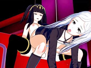 Fire Emblem - Female Robin Banged by Shemale hentai Tharja (CG Comics)