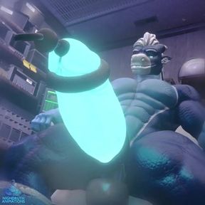 Druth Throb Edging Animation The ultimate gay furry muscle solo