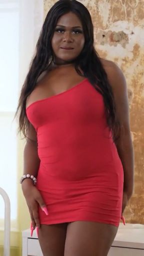 BLACK-TGIRLS: Sasha Scores Ten   Clip 1
