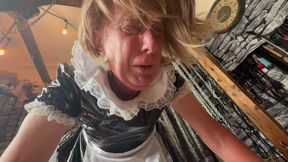 Part 2:- Maid Jaynes Treat with Lanista Bear for Being a Good Girl. Blow Jobs, Popping Candy and Fucking!