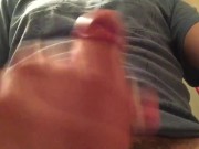 Masturbating