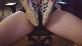 Shox and Adidas Masturbation