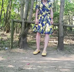 blue and yellow dress