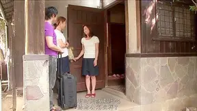 Japanese Step Mom's Busty Bush – Ripped Wide by a Meaty Monster Dick