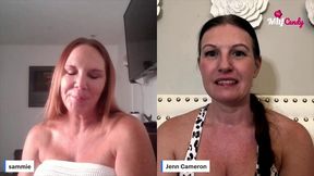 milfcandy podcast: jenn camerons roundtable ep1 with sammiesworld