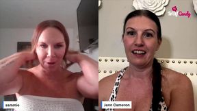 milfcandy podcast: jenn camerons roundtable ep1 with sammiesworld