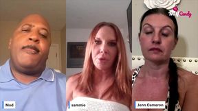 milfcandy podcast: jenn camerons roundtable ep1 with sammiesworld