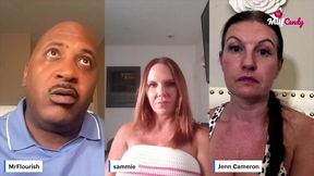 milfcandy podcast: jenn camerons roundtable ep1 with sammiesworld
